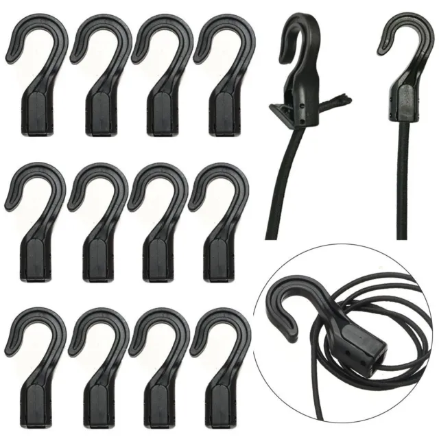 Open End Cord Snap Buckles Camping Tent Hook Straps Hooks Elastic Ropes Buckles