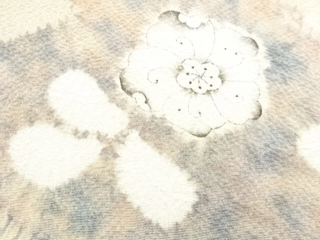 6830210: Japanese Kimono / Antique Kimono / Tsujigahana / By Tokamachi - Takitai