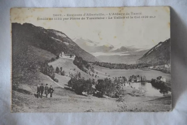 Cpa albertville (Savoie - 73) Abbaye de Tamié 1915