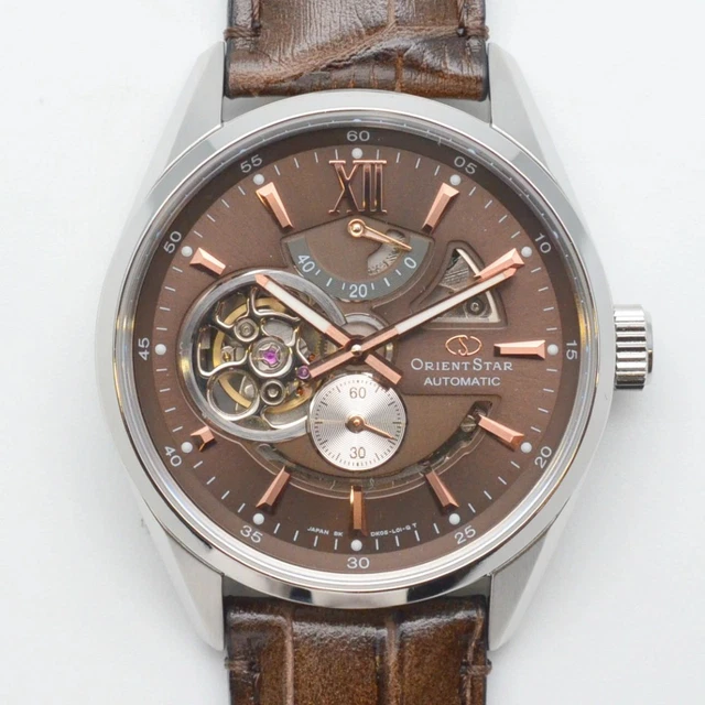 ORIENT STAR モダンスケルトン　ブラウン　WZ0201DK ORIENT WZ0201DK STAR Modern Skeleton Brown Self-winding Automatic