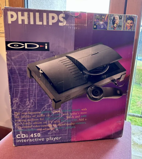 Console philips CDI-450 en boîte + 1 jeu