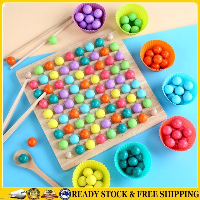 MONTESSORI TOYS BRAIN Training Sorting Game Fine Motor Skills for Kids ...