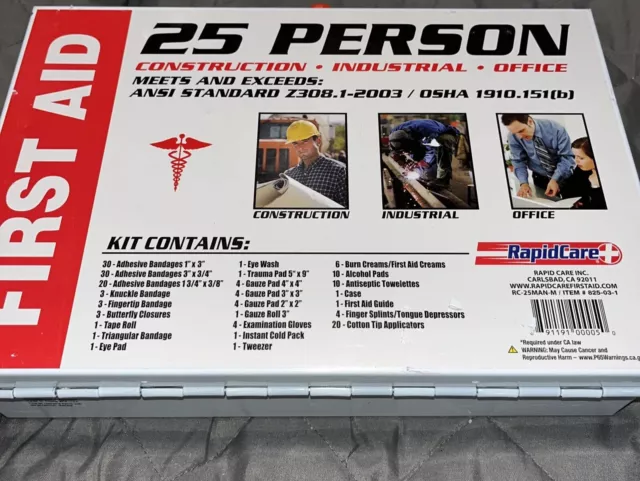 Kit de supervivencia de emergencia de 238 piezas y kit de primeros