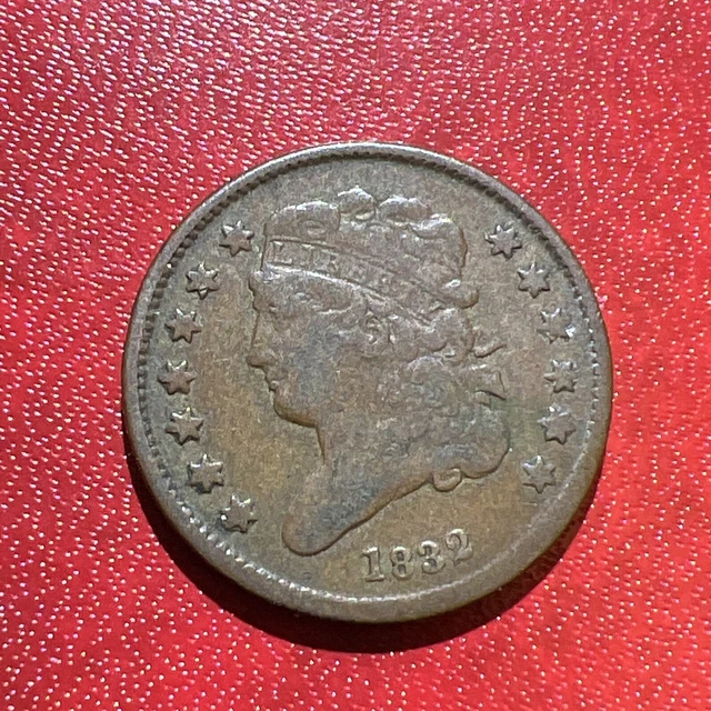 1832 Classic Head Half Cent Estate Coin Collection Nice Piece No Reserve!