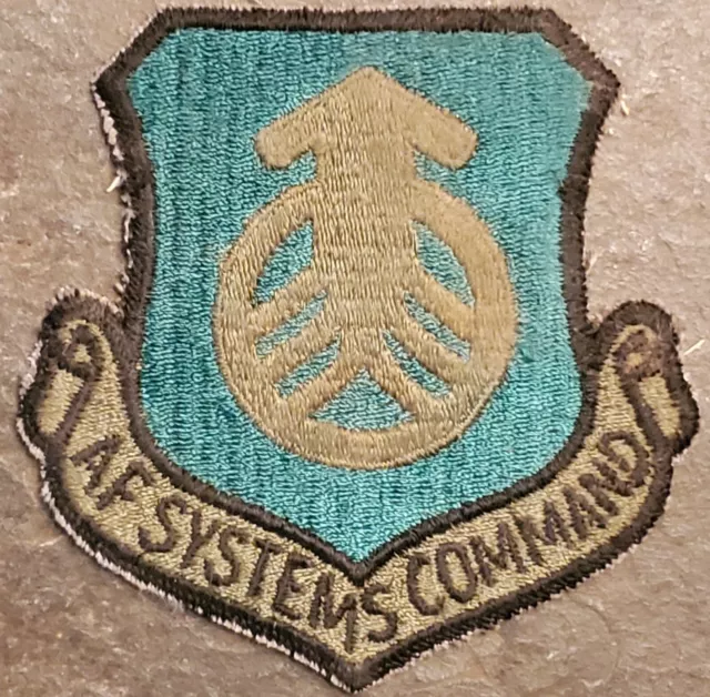 Usaf Air Force (Afsc) Systems Command Patch Subdued Vintage Original Military