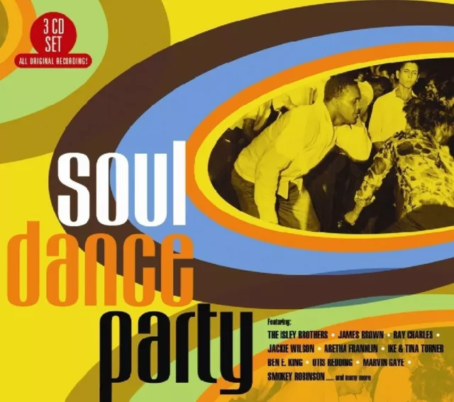 Soul Dance Party - Charles,Ray/Gaye,Marvin/Franklin,Aretha/+ 3 Cd Neuf