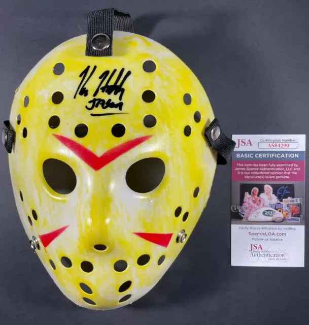 Kane Hodder Signed Friday The 13th Jason Voorhees Mask A Autograph JSA COA