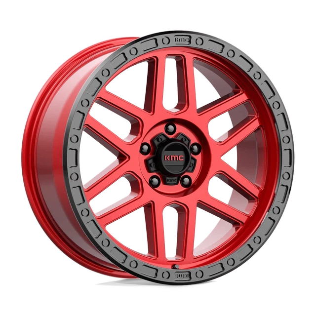KMC KM544 MESA 20X9 8X165.1 00 CANDY RED WITH BLK LIP Wheel Rim (QTY: 1)