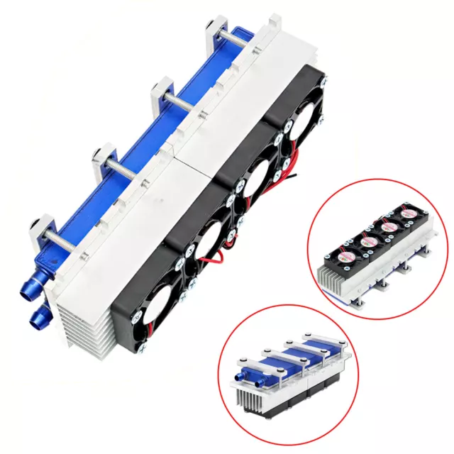 High Quality Electronic 4 Chip Semiconductor Refrigerator Peltier Cooler DC 12V