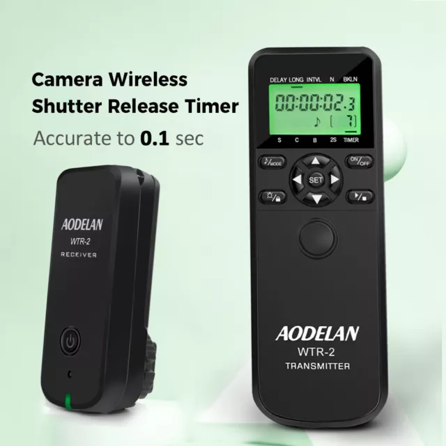 Universal Wireless Intervalometer Camera Shutter Release Control Timer Remote