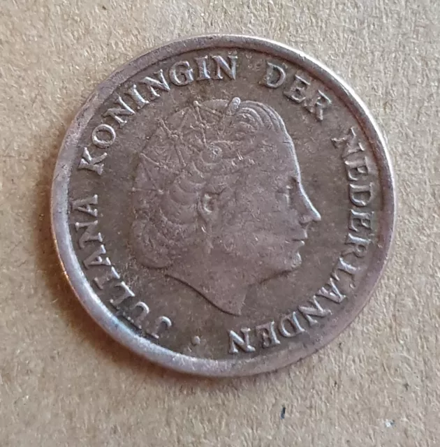 1954 1 Cent Netherlands Coin 🇳🇱 "QUEEN JULIANA of Netherlands"