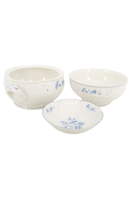 Ciotola da dessert VILLEROY BOCH bianca Val Bleu Ø 19 cm porcellana floreale