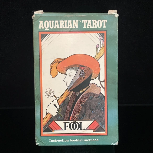 【Vintage】 THE AQUARIAN TAROT THE FOOL Vintage Aquarian Tarot Card Deck The Fool 1993 COMPLETE DECK