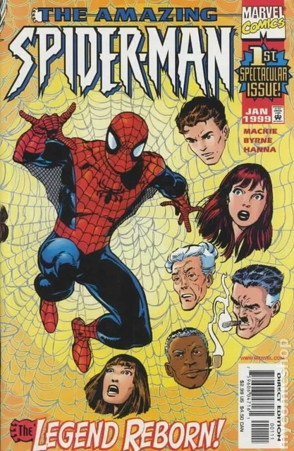 Amazing Spider-Man 1A Byrne FN+ 6.5 1999 Stock Image