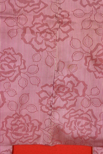 Vintage Japanese Kimono Silk Antique BORO HAORI Kusakizome Woven/A899/400 9