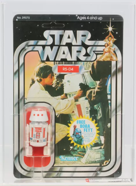 Star Wars 1978 Vintage Kenner 20 Back G R5-D4 MOC AFA 75+