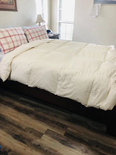 Ikea Mysa Ronn Goose Down F/Queen Size Comforter Duvet Insert Extra Warm 86x86"