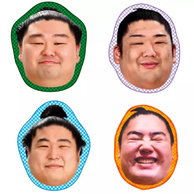 SUMO WRESTLER FACE Handkerchiefs Ppular in Japan 2024 Newly launched ...