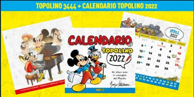 TOPOLINO 3444 + Calendario Di Topolino 2022 Panini Disney EUR 5,90