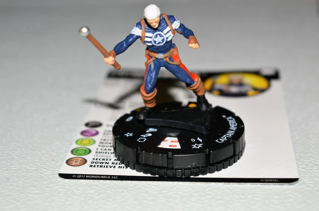 Marvel Heroclix Avengers/Defenders War 054 Captain America Super Rare