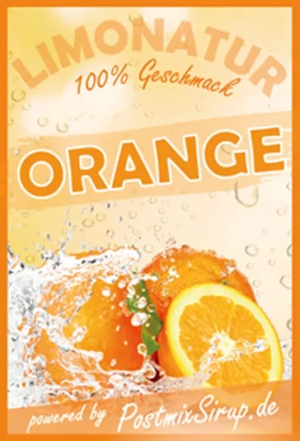 Orangenlimonade - Konzentrat Postmix - Sirup - Getränkesirup - 10l BiB (6,75€/L)