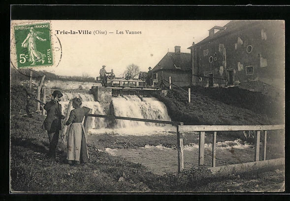 CPA Trie-la-Ville, Les Vannes