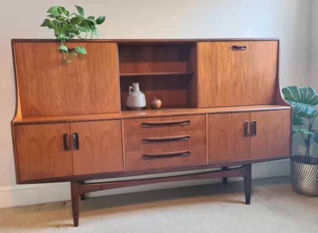 G Plan Fresco Teak Sideboard Highboard  Vintage Mid Century -Lovely Condition