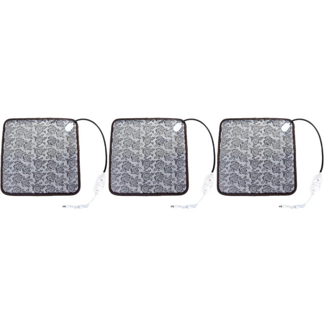 3 Sets Cat Chauffage Doger Coverne Électrique Pet Chauffication Mate De