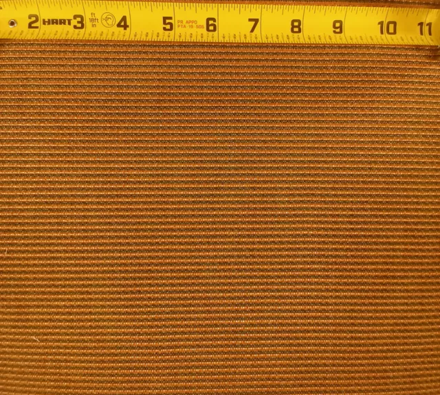 VINTAGE RADIO SPEAKER Grill Cloth Gold tan Grundig Philco Etc 24"X7