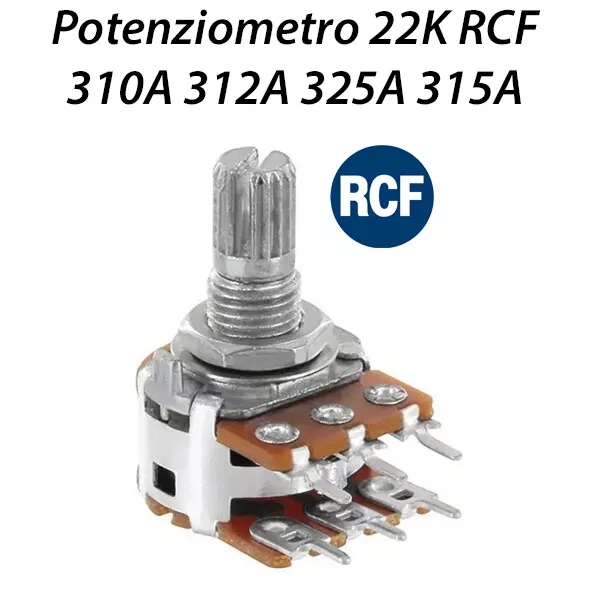 Potentiometer Volume 22K Original RCF 310A 312A 325A 315A MK2