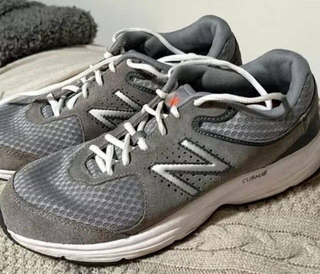 NEW BALANCE 411 v2 Walking Shoes Grey Suede Sneakers MW411GR2 Men s Size 7 22.79 PicClick