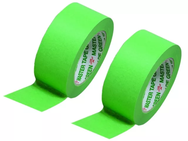 2 Rollen Carsystem Master Tape Green 50 mm x 50m Kreppband Klebeband Autolack !