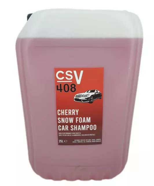 Snow Foam Concentrate Cherry Scented 25L (Non-Caustic) 400:1 CSV