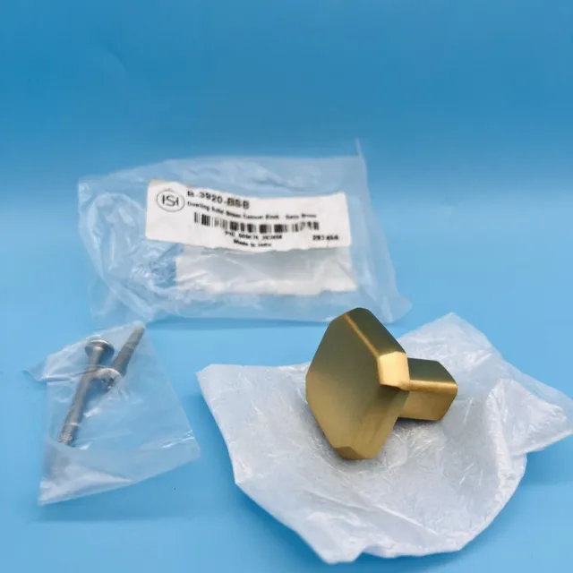 Signature Hardware Dowling Solid Brass Cabinet Knob - Satin Brass