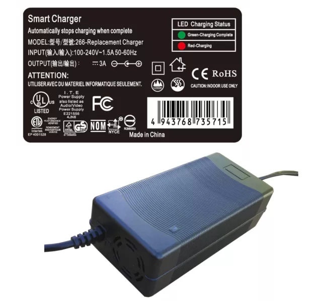 SMART CHARGER FOR Jetson Adventure Electric Bike ebike 58.84