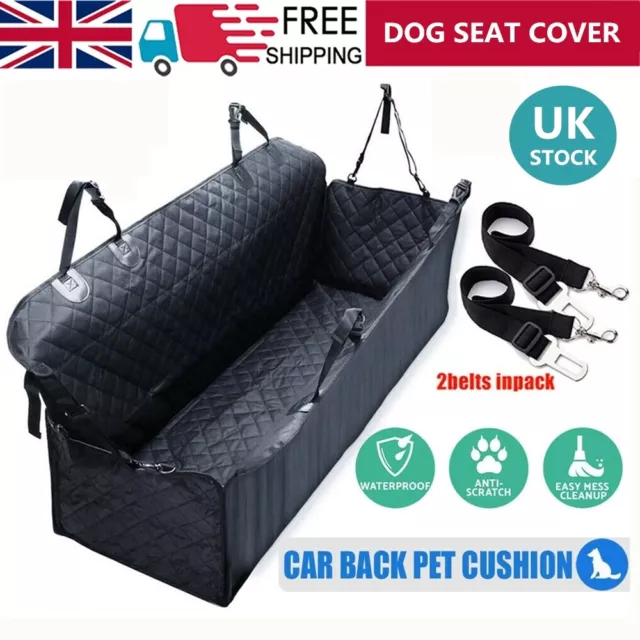 Pet Car Seat Cover Safety Protector Mat Rear Back Seat Hammock Cushion Mat UK