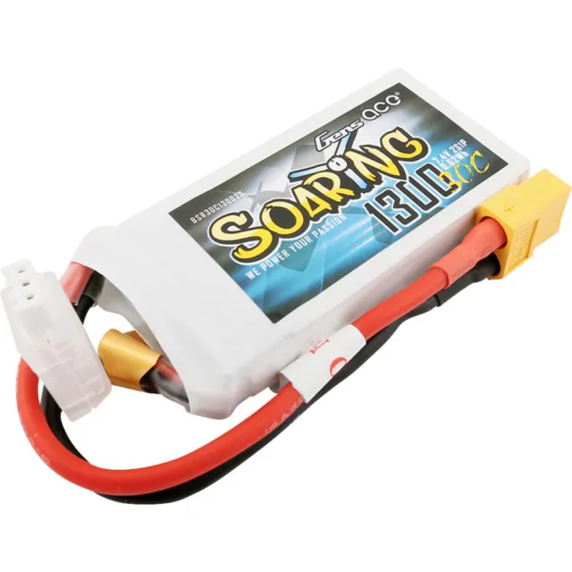 Gens ace Modellbau-Akkupack (LiPo) 7.4 V 1300 mAh Zellen-Zahl: 2 30 C Softcas...