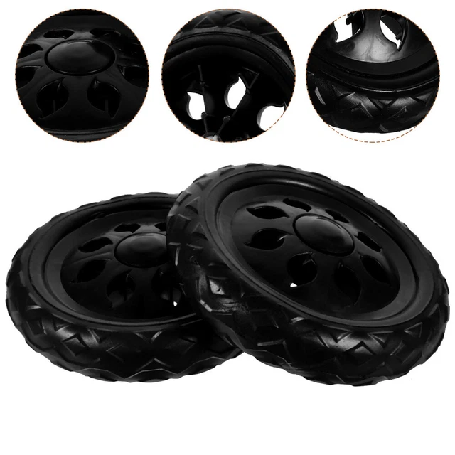 LIZEALUCKY 2 Pezzi/Set Ruota Valigia in PVC Sostituzione Bagagli Ruote Resistenti all'Usura Sostituzione Rullo Singolo per Scatola Doganale da Viaggio Accessorio Valigia