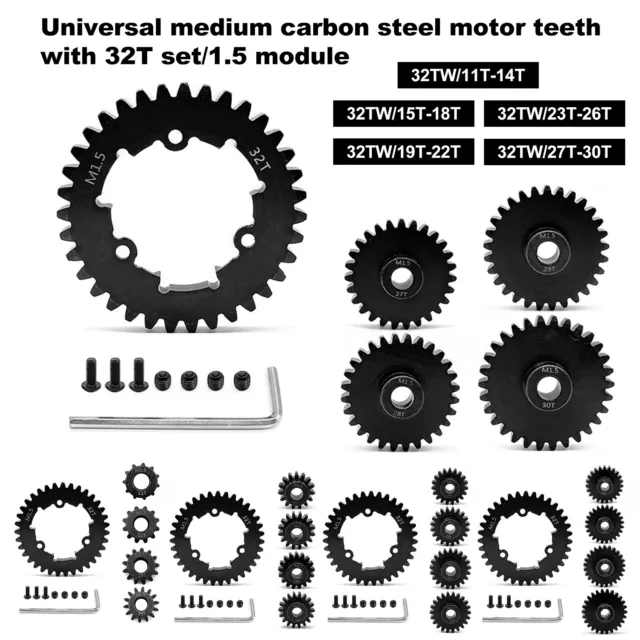 For TRAXXAS 1/5 X-MAXX 6S/8S XRT TRUCK Medium Carbon Steel Motor Gear 1.5Module