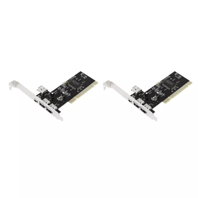 2X Scheda Firewire A 3 Porte IEEE 1394 Adattatore PCI Firewire Scheda Contr5606