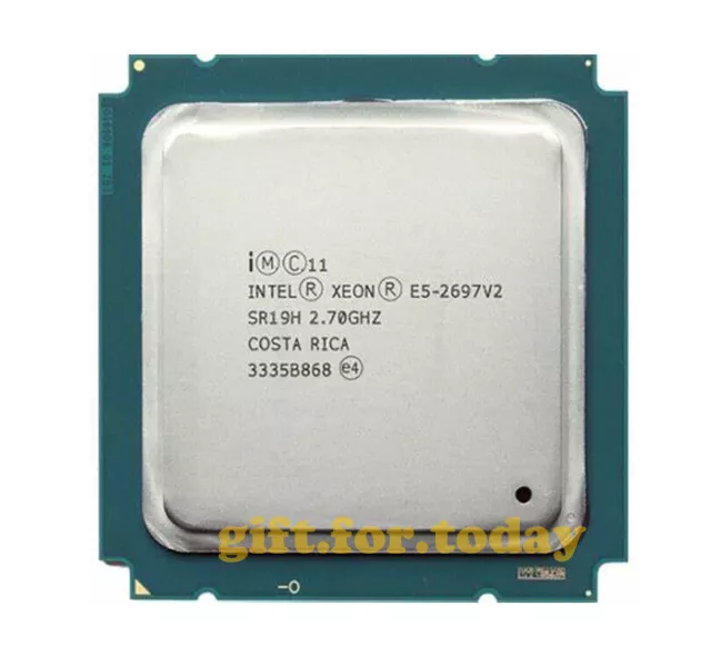 Intel Xeon E5-2697 V2 2.7GHz 12 Core 30M LGA2011 130W SR19H 8 GT/s CPU Processor