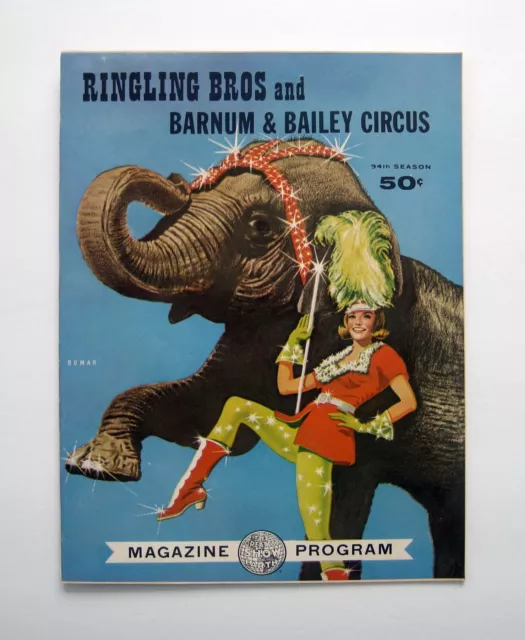 Ringling Brothers And Barnum & Bailey Circus 1964 Souvenir Program and Magazine