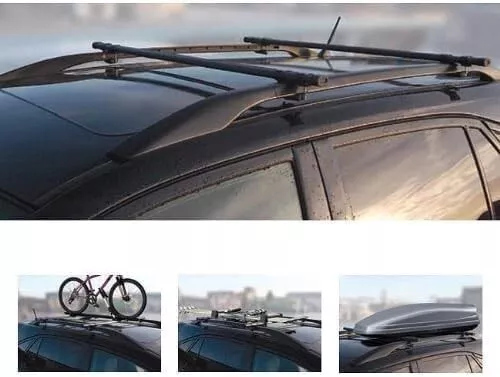 Lockable Anti Theft Car Roof Bar Rail For Audi A4 Avant 5 Door Estate 2008+