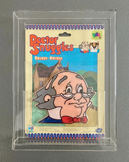 Taquin Pousse-pousse Doctor Snuggles 1980 Bogi Ceji France MOC vintage Dr