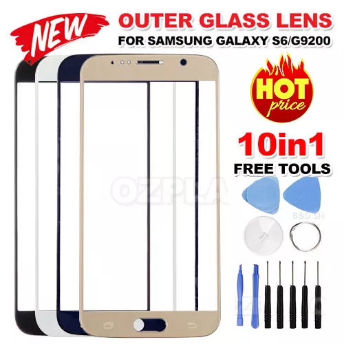 Premium for Samsung Galaxy S6 G9200 Front Outer Glass Lens Screen Replacement
