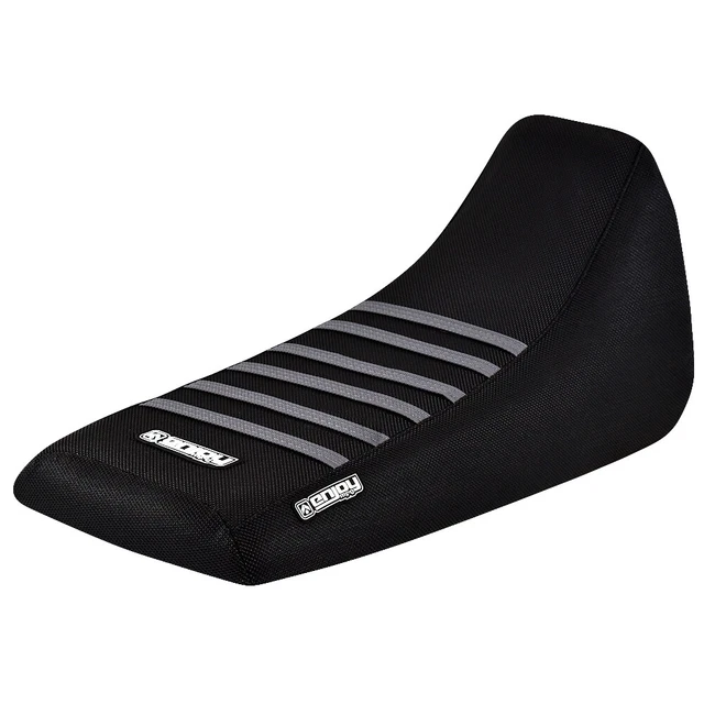 1988 2006 Yamaha Blaster seat cover Black / Grey Ribs Enjoy Mfg 178