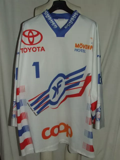 Maillot Ice Hockey Glace Match Porté Kloten Flyers N°1