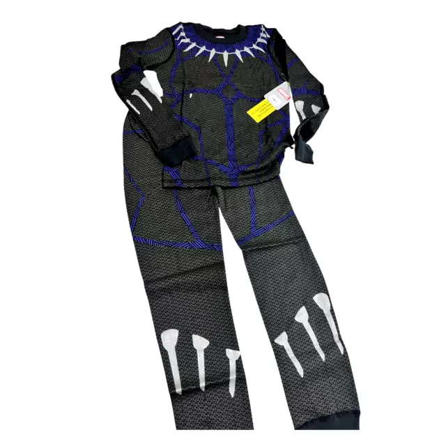 Marvel Black Panther Costume Pajama PALS for Boys size 10 – NEW