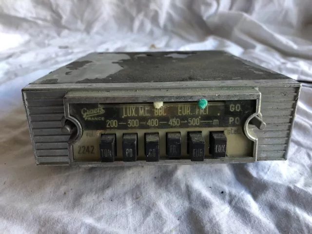 ancien autoradio graetz vintage non testé PORT OFFERT