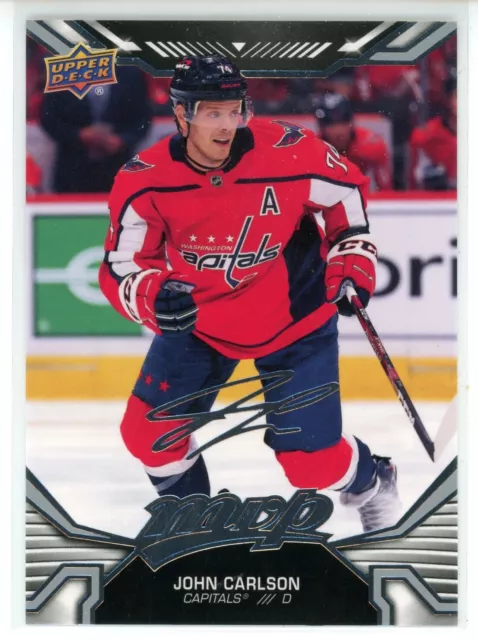 2022-23 Upper Deck MVP Silver Script #38 John Carlson (Capitals)